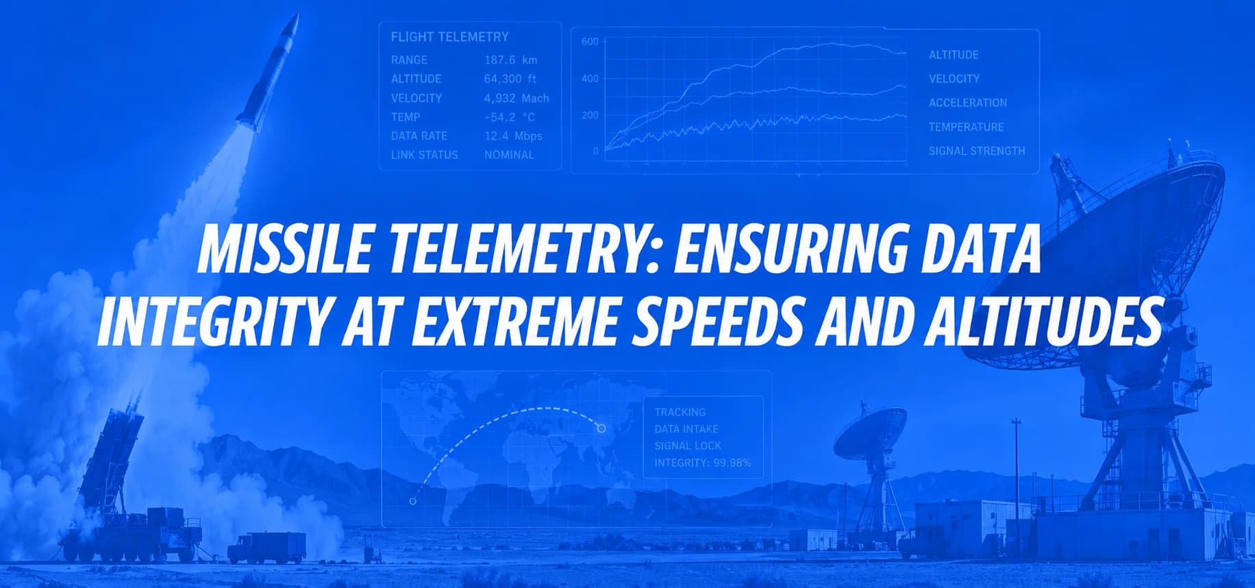 MISSILE TELEMETRY: ENSURING DATA INTEGRITY AT EXTREME SPEEDS AND ALTITUDES